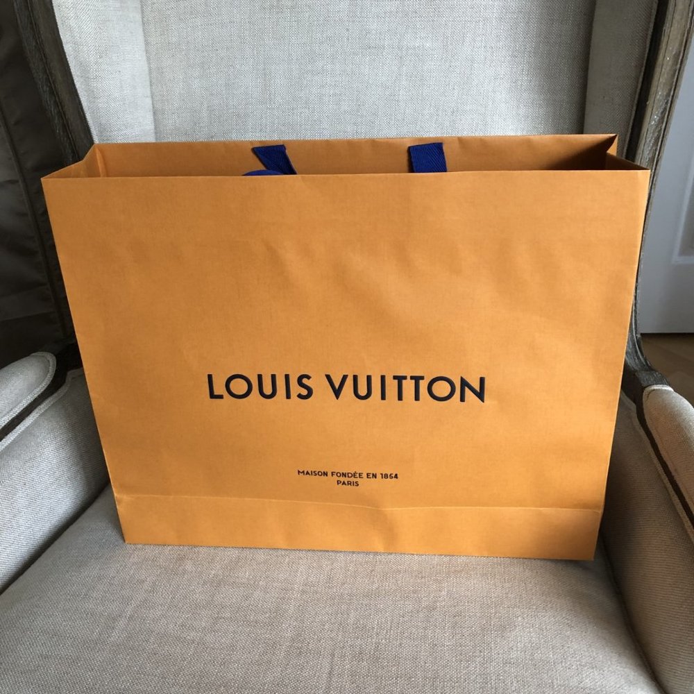 Two Large Louis Vuitton Authentic Empty Paper Bag - image 1